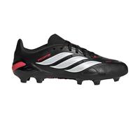 (12 UK Child, Black/Red) Adidas Childrens/Kids Predator League Firm Ground Football Boots