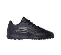 (12 UK Child, Black) Skechers Childrens/Kids Razor 1.5 Graphic Print Flat Astro Turf Trainers
