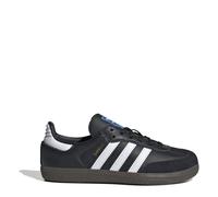 (12 UK Child, Black/White) Adidas Childrens/Kids Samba OG Leather Trainers