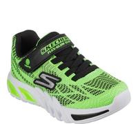 (12 UK Child, Lime/Black) Skechers Boys Flex-Glow Elite Vorlo Trainers