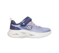 (12 UK Child, Navy/Pink) Skechers Childrens/Kids Sola Glow Trainers