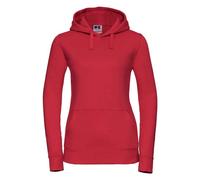 (12 UK, Classic Red) Russell Womens/Ladies Authentic Hoodie