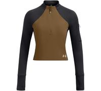 (12 UK, Grey) Under Armour Womens/Ladies Trail Run Half Zip Long-Sleeved Top