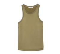 (12 UK, Khaki Green) Lacoste Womens/Ladies Satin Slim Tank Top