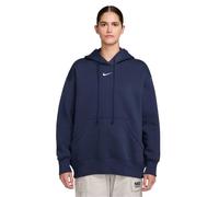 (12 UK, Midnight Navy) Nike Womens/Ladies Phoenix Fleece Pull Over Oversized Hoodie