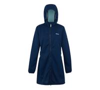 (12 UK, Navy/Icy Morn) Regatta Womens/Ladies Bloomfield Marl Longline Fleece Jacket