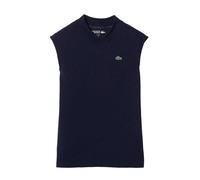 (12 UK, Navy) Lacoste Womens/Ladies Organic Cotton Sleeveless Polo Shirt