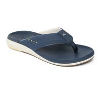 (12 UK, Navy/Off White) Reef Mens Cushion Norte Flip Flops