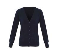 (12 UK, Navy) Premier Womens/Ladies Essential Acrylic V Neck Cardigan