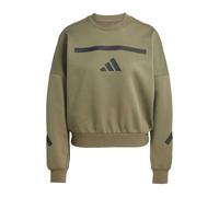 (12 UK, Olive Strata) Adidas Womens/Ladies Z.N.E. PrimeKnit Sweatshirt