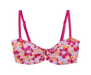 (12 UK, Pink/Blue/Orange) Regatta Womens/Ladies Aceana III Summer Floral Bikini Top