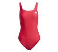 (12 UK, Pure Red) Adidas Womens/Ladies Essential Logo One Piece Swimsuit