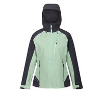 (12 UK, Quiet Green/Seal Grey) Regatta Womens/Ladies Birchdale Shell Waterproof Jacket