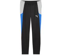 (12 UK R, Black/Blue) Puma Womens/Ladies Colour Block Tracksuit Bottoms