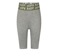 (12 UK R, Grey Marl) MyProtein Womens/Ladies Curve Heathered Cycling Shorts