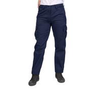 (12 UK R, Navy) Lee Cooper Womens/Ladies Classic Cargo Trousers