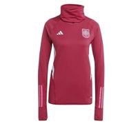 (12 UK, Ruby) Adidas Womens/Ladies Trio 23 Pro Spain Training Top