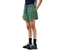 (12 UK S, Multicoloured) Lacoste Womens/Ladies Monogram Wide Leg Shorts