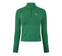 (12 UK, Vine Green) Puma Womens/Ladies Half Zip Fleece Top