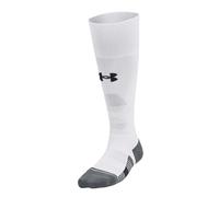 (12 UK, White/Grey/Black) Under Armour Unisex Adult Football Socks