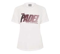 (12 UK, White) Head Womens/Ladies Padel Printed Sport T-Shirt