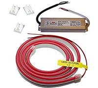 12 V / 230 V (Power Supply) LED Strip Light Underbench Lighting Sauna Lamp Warm White 3 m