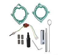 12 V Glow Plug Repair Kit 14 Pieces for 2-8 kW Heating Diesel Auxiliary Heater Glow Plug Kit 12 V Metal Mesh Parking Heater Maintenance Set 2-8 KW with Seals Tool 14-Piece Repair Kit for Diesel