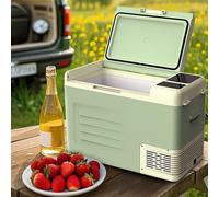 12 V Mini Car Refrigerator, RV Portable Car Fridge with Electric Compressor, for Camping, Truck, RV, Travel, Boat and Home Use