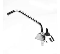 12 V Tap for Motorhomes, Caravans, Boats, Rotating Stainless Steel Spout, Rocker Switch on the Base, Made of Zinc Alloy, 3.54 x 1.69 x 4.76 Inches, Easy Installation for Camping, Travel