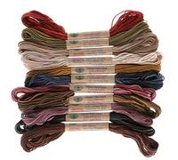 12 Valdani 6 Strand Floss Embroidery Thread Vintage Hues 10 Yd Skeins