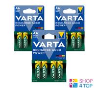 4x Varta Rechargeable AA Batteries 2600MAH Accu Power HR6 NiMH Pre-charged