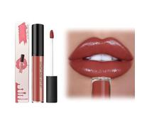 12 Vibrant Colors Of Creamy Texture Lipstick - Long-Lasting, Waterproof Velvet Liquid Lipstick Gloss - Moisturizing, Non-Fading, Non-Stick To Cup Formula(12#)