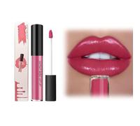 12 Vibrant Colors Of Creamy Texture Lipstick - Long-Lasting, Waterproof Velvet Liquid Lipstick Gloss - Moisturizing, Non-Fading, Non-Stick To Cup Formula(06#)