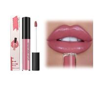 12 Vibrant Colors Of Creamy Texture Lipstick - Long-Lasting, Waterproof Velvet Liquid Lipstick Gloss - Moisturizing, Non-Fading, Non-Stick To Cup Formula(05#)