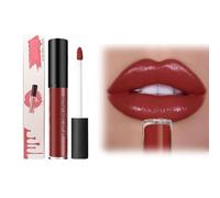12 Vibrant Colors Of Creamy Texture Lipstick - Long-Lasting, Waterproof Velvet Liquid Lipstick Gloss - Moisturizing, Non-Fading, Non-Stick To Cup Formula(09#)