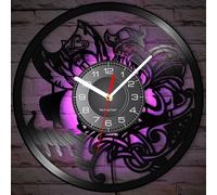 12" Viking LED Vinyl Wall Clock with 7 Colors Changing Viking Gift for Men
