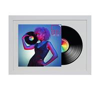 12" Vinyl LP Record and Album Cover Black Frame Memorabilia Wall Art Display