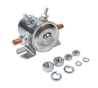 12 Volt Continuous Duty Solenoid Relay 4-Terminal | Fits for Golf Carts Winch Marine RV Heavy Duty Machine, Max 300A Inrush | Replaces 70-111224, 3635820, 1114208, 1114218, 1114223, 1114534, 1114547