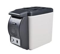 12 Volt Electric Fridge - Car Refrigerator - 6L Portable Cooler And Warmer For Travel Use | Mini Camping Freezer With Heating And Cooling Modes | Compact Travel Fridge For Road Trips, Picnics, Car, Ca