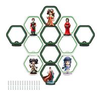 12 Wall Display Shelves for Funko Pop Anime Figure, Display Ledges with Glow in The Dark Strips, Collector Shelves for Action Figures, Game Room, Mini Collectibles