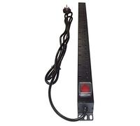 12 Way UK PDU 3m Lead Vertical Mount for Data/Comms Cabinets