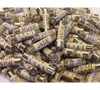 12 x 1 amp DOMESTIC 240V PLUG FUSES (12 BUSSMAN OR JADE 1 AMP FUSES BS1362)