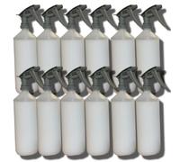 12 x 1 Litre Chemical Resistant Trigger Spray Bottles - Garden, Home & industrial Use
