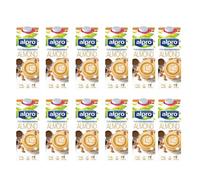 12 x 1 Litre Long Life Vegan Healthy Vitamin Almond Nut Plant Milk Drink Non Dairy, 1.00 ml (Pack of 12)