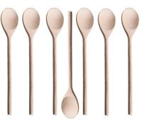 12 X 10" APOLLO WOODEN COOKING SPOONS CATERING PACK BEECHWOOD NEW