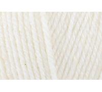 12 x 100g King Cole Cotton Top DK Yarn Acrylic Cotton Double Knitting Wool - White (4215)