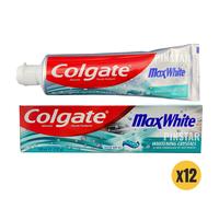 12 X 100ML Colgate Max White Crystal Mint Toothpaste With Whitening Crystals