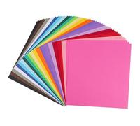 12" x 12" Coloured Cardstock - 60 Sheets Card Paper 20 Colours 180gsm 65lb 30.5×30.5cm Card Pack for Card Making, School Projects, Art & Craft Supplies UAP10MX60