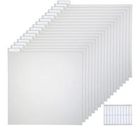 12 x 12 Inches Scrapbook Tabbed Dividers Scrapbook Paper Storage Dividers Page with Labels for Storage Box Cards File Holder(30 Pieces)