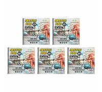 12 x 12 Inches Sketch Book - Spiral Book Hardback Square Sketch Pad 24 Sheets/48 Pages - 130gsm Acid-Free White Cartridge Paper Drawing Book - 30.5cm X 30.5cm for Artists Beginners Students (5 Pack)